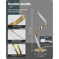 thumbnail image 4 of Spiral Beside Lamp - 3 Colors LED Table lamp, Stepless Dimmable Touch Control Nightstand Lamps for Bedroom Living Room, Gold (3000k 4000k 5000k), 4 of 8