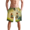 thumbnail image 2 of Swing Large Size Men's Quick Dry Beach Shorts with Mesh Lining, Lightweight, 2 of 8
