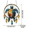 thumbnail image 2 of Ke1Clo Dreamcatcher Light Catchers Acrylic Hanging Ornament Waterproof Scratch Proof Indoor Outdoor Decorative Mobile, 2 of 5