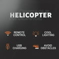 thumbnail image 4 of Iumwxz Rc Helicopters - Remote Control Helicopter for and Adults Induction Obstacle Avoidance Helicopter Drones for Adults and My Order Christmas home decor christmas clearance outdoors indoor, 4 of 5