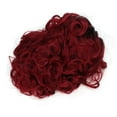 thumbnail image 1 of Cosplay , Fine Fiber Curly Short Women  Comfortable Wine Red Accessory Free DIY  For Party, 1 of 8