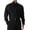 j-White387104, variant on LIIPEE Men Shirts Casual Irregular Lapel Buttons Long Sleeve Solid Color Shirt With Pockets Male Classic Fit Fashion Tops Comfortable Breathable Soft Daily Shirts,Black,L