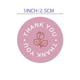 thumbnail image 2 of Godderr (500 Stickers/Roll) Rose Stickers Thank You Stickers Rose Packaging Box Sealing Sticker Greenery Labels Stickers, 2 of 5