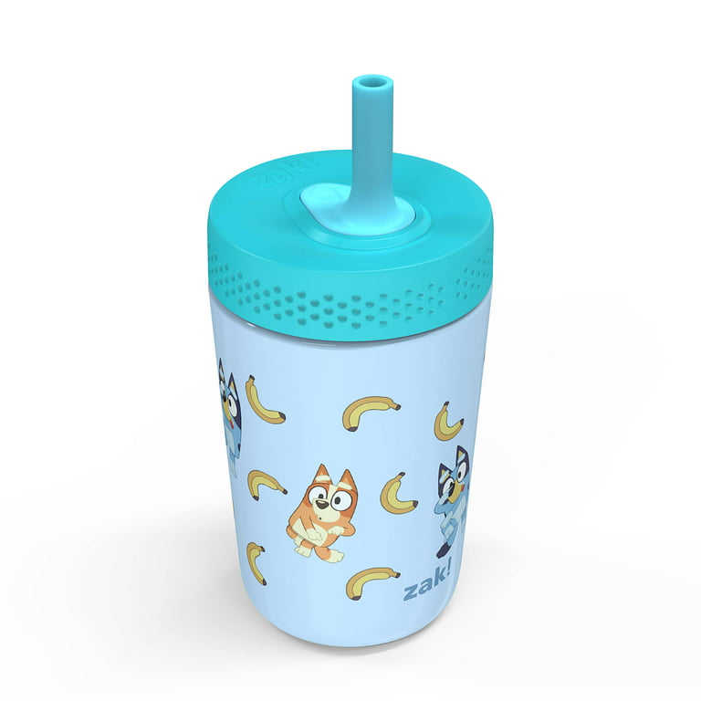 Bluey Super Sipper 13 oz Toddler Kids Cup With Straw Zak Designs