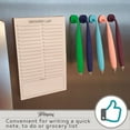 thumbnail image 3 of Wellspring Wiggle Pen - Magnetic Pens For Fridge And Other Magnetic Surfaces, For Making Quick Notes Or Lists, Use With A Grocery List Magnet Pad For Fridge Jade, 3 of 10