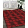 thumbnail image 2 of Ahgly Company Indoor Rectangle Patterned Maroon Red Area Rugs, 6' x 9', 2 of 6