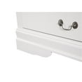 thumbnail image 7 of Maklaine Modern / Contemporary 6 Dovetailed Drawers Dresser in White, 7 of 7
