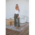thumbnail image 4 of Linsley Wide Leg Pants - Olive, 4 of 6
