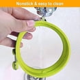 thumbnail image 3 of Silicone Egg Ring, 100% Food Grade Egg Cooking Rings, Egg Rings Non Stick, Egg Cooking Rings, Perfect Fried Egg Mold or Pancake Rings (New, 4pcs, Green), 3 of 5