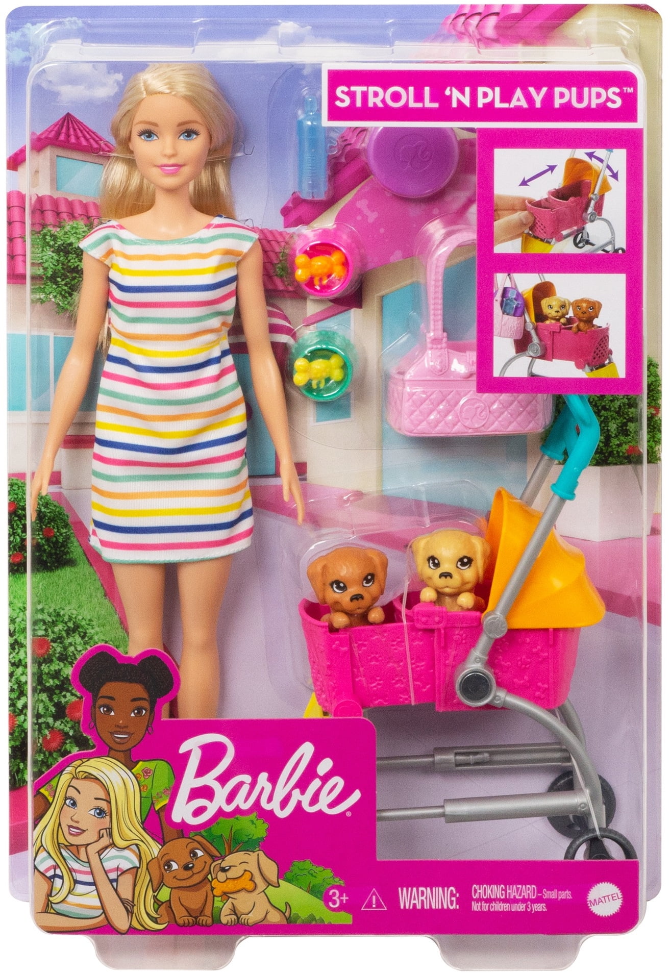 barbie puppy stroller