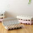 thumbnail image 1 of Buckle Type Egg Storage Box with Lid PP Fresh Preservation Egg Organizer Kitchen Tools, 1 of 9
