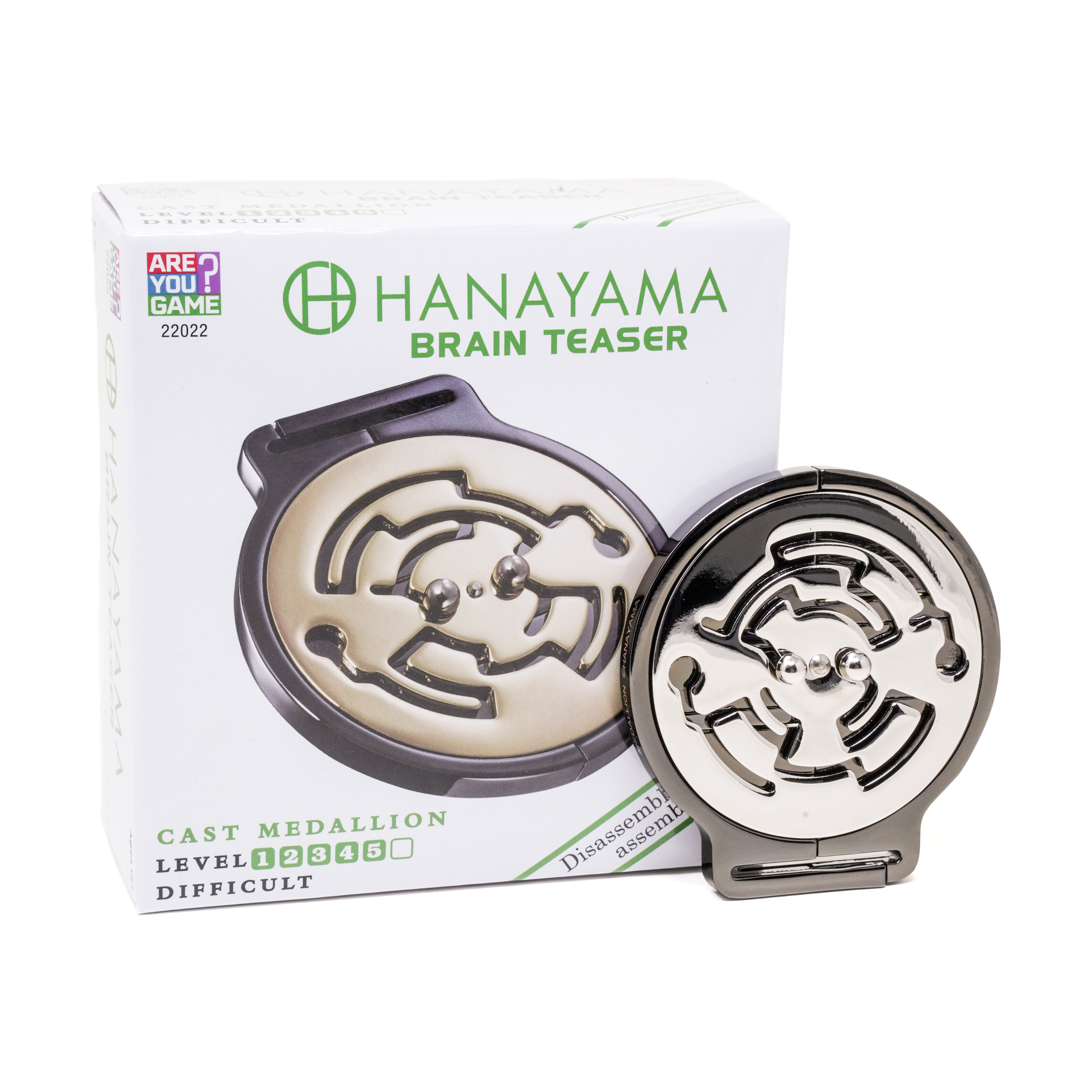 AreYouGame.com Hanayama Level 5 Cast Puzzle - Medallion