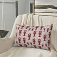 thumbnail image 5 of Goofa Red Lobster With Claws Pattern Pillow Case – Plush & Soft Cushion Cover, Hypoallergenic Throw Pillow Case for Comfortable Sleep with Envelope Closure-14"x20", 5 of 6