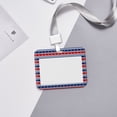 thumbnail image 6 of Susaid Fourth Of July Print ID Badge Holder with Double-Sided Windows Horizontal Hard Plastic Case Black Card Protector Pouch for Office School ID Credit Cards, 6 of 7
