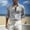 Black, variant on T-Shirts Men,Sun Protection Striped Classic Collar Long Sleeve Shirt White M