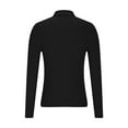 thumbnail image 6 of FAIWAD Sweaters for Women Trendy Long Sleeve Turtleneck Slim Fitted Stretchy Pullover Casual Lightweight Basic Knitwear, 6 of 9