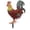 Colorful rooster, variant on Diceymbol Pheasant Garden Stake Wildlife Bird Decor for Yard Patio Lawn 8.5 Inch
