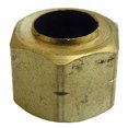 thumbnail image 1 of Disston 207975 0.25 in. Brass Compression Nut & Sleeve, 1 of 1