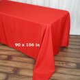 thumbnail image 2 of BalsaCircle Christmas Holidays 10 Pieces 90" x 156" Red Rectangle Polyester Tablecloths Linen, 2 of 6