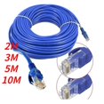 thumbnail image 1 of Cable de red rj45 cat5E 2m 3m 5m 10m Internet Lan Azul Crimpado Deng Xun unisex, 1 of 1