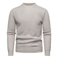 thumbnail image 1 of YDLCAFD Autumn And Winter Lozenge Long Sleeved Sweater With Warm Everyday Solid Color Base Sweater, 1 of 3
