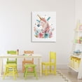thumbnail image 3 of Stupell Industries Shabby Chic Floral Unicorn with Gold Details Canvas Art, 24 x 30, by LSR Design Studio, 3 of 8