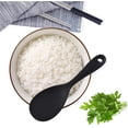 thumbnail image 5 of Silicone Rice Paddle Spoon Set of 2,Non Stick Heat Resistant Kitchen Gadge Rice Spoon,Rice Scooper,Rice Spatula,Rice Spoon Paddle,Rice Cooker Spoon,Works for Rice,Mashed Potato Or More (Black), 5 of 6