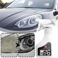 thumbnail image 2 of 180ml Headlight Restoration Polish Kit - No Sanding Anti-Yellowing Cleaner for Foggy Scratched Plastic Lens - HF, 2 of 5