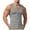 Gray, variant on ZCFZJW Men's Casual Ribbed Knit Tank Top Henley Shirt Summer Beach Hippie Shirt Half Button Sleeveless Muscle T Shirts Quick Dry Fitness Shirt Gray L