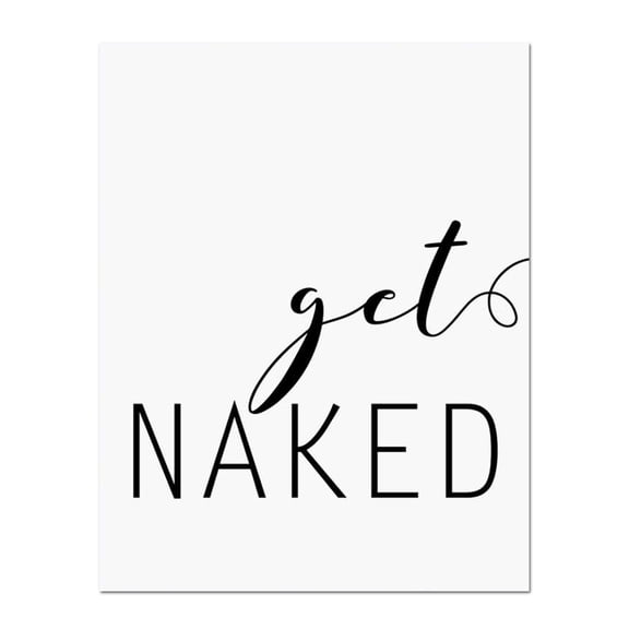 Funny Bathroom Art, Get Naked, Wall Art, Bathroom Wall Decor, Bathroom Wall Art, Bathroom Funny poster