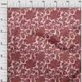 thumbnail image 3 of oneOone Silk Tabby Maroon Fabric Damask Sewing Fabric By The Yard Printed Diy Clothing Sewing Supplies 42 Inch Wide, 3 of 4
