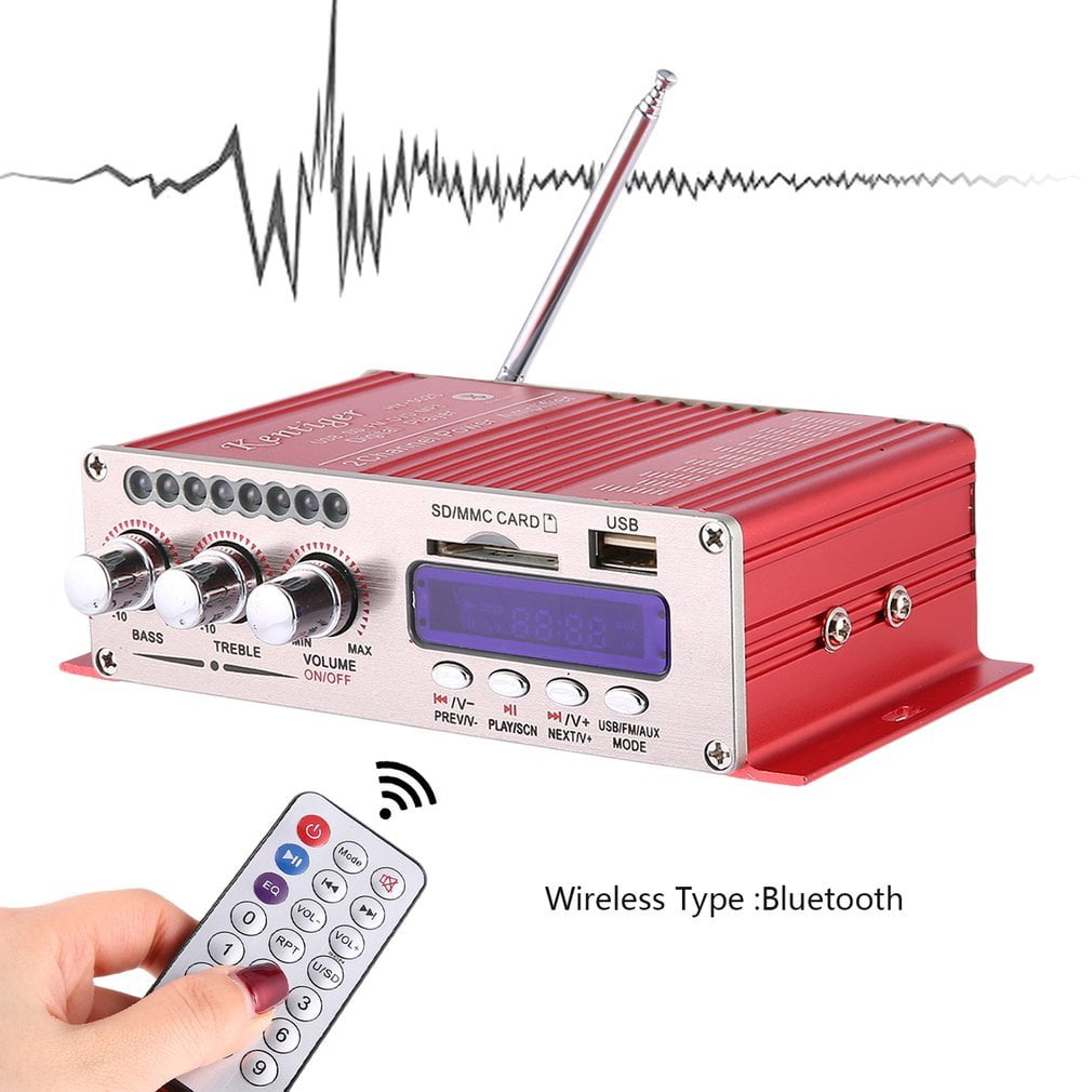 Mini Bluetooth Car Amplifier 12v Dc 2 Channel Wireless Hifi Super B Audio Power Amp With Remote Controller Support Fm Mp3 Tf Usb Dvd For Car Motorcycle Mini Bluetooth Car Amplifier 12v Dc 2 Channel Wireless Hifi Super B Audio Power Amp With Remote Controller Support Fm Mp3 Tf Usb Dvd For Car Motorcycle