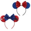 2PCS/SET Bow Headbands, Glitter Party Princess Decoration Cosplay Costume for Girls & Women