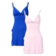 thumbnail image 3 of Holiday Dresses for Women V Neck Women's Nightgowns & Sleepshirts Soft Tank Top Spaghetti Strap Comfy Womens Sleepwear Multicolor12, 3 of 8