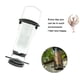 thumbnail image 3 of Alimento de jardín al aire libre Césped de césped de césped alimentador con rama de árbol de gancho colgando dispositivo de alimentación de plástico Dispensador resistente al óxido Inevent PT000702-00B, 3 of 7