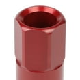 thumbnail image 4 of J2 Engineering LN-T7-003-125-RD J2 Engineering 7075 -T6 Forged Aluminum M12 x 1.25 20Pcs 60mm Height Open -End Lug Nut Set w / Socket Adapter Red, 4 of 6