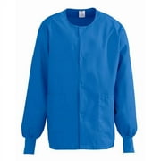 ComfortEase Unisex Snap-Front Warm-Up Scrub Jacket
