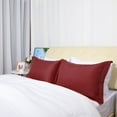 thumbnail image 2 of Unique Bargains 2pk 1800 Microfiber Standard Pillow Shams Cases 20" x 26", 2 of 2