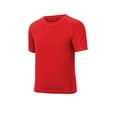 thumbnail image 3 of Sport Tek Unisex Crew Neck T-Shirt Yst470 True Red - Medium, 3 of 4