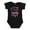 AB-Black, variant on Pretty Eyes and Chunky Thighs Boys or Girls Baby Bodysuit