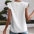thumbnail image 4 of Giftesty Tank Tops for Women Fashion Women Sleeveless Garment Comfortable Breathable V-Neck Blouses Tops, 4 of 6