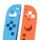 thumbnail image 3 of Para el interruptor 2 Joy-Con Many Case silicona con tapas empuñadura pulgar () azul naranja, 3 of 4