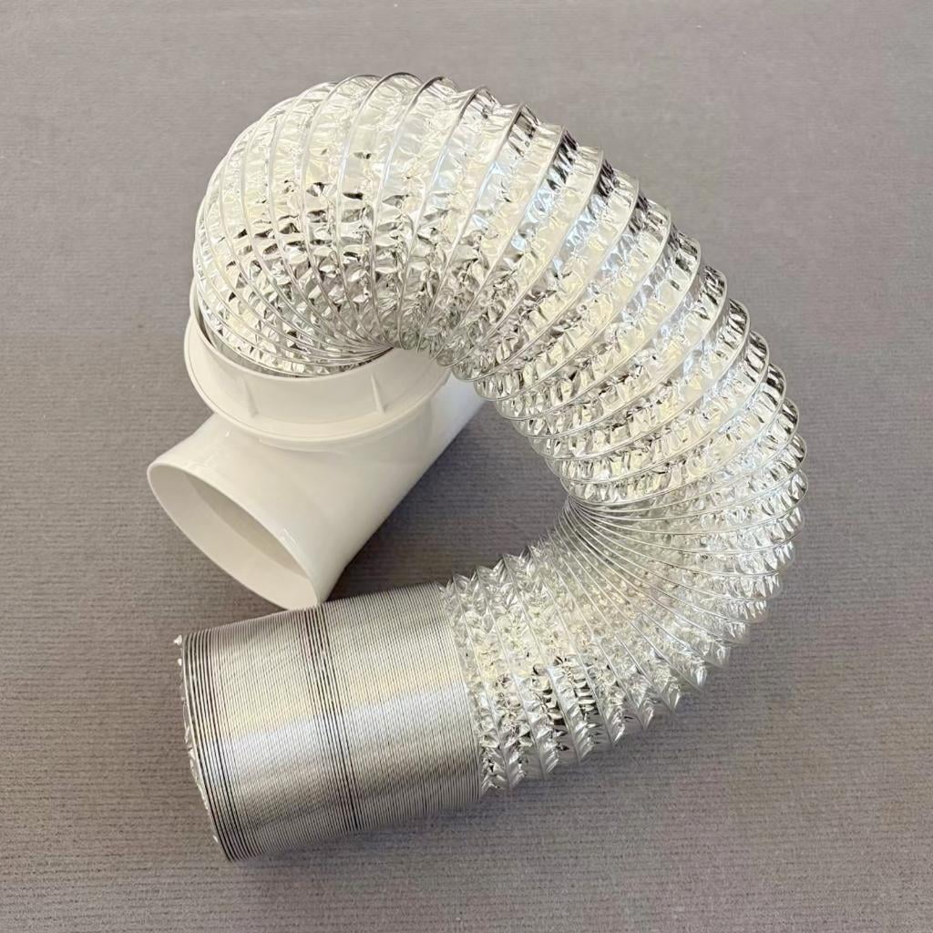 Multifunctional Dryer Air Fitting Flexible Exhaust System Plastic Construction