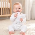 thumbnail image 4 of Kiddiway Baby Teether Hanging Toy for Soothing with Attachment - Plush Figurine Style, Baby Car Toys & Stroller Toys, Soft Silicone BPA-Free Teether, Sensory Play, Crib Hanging,a, 4 of 7