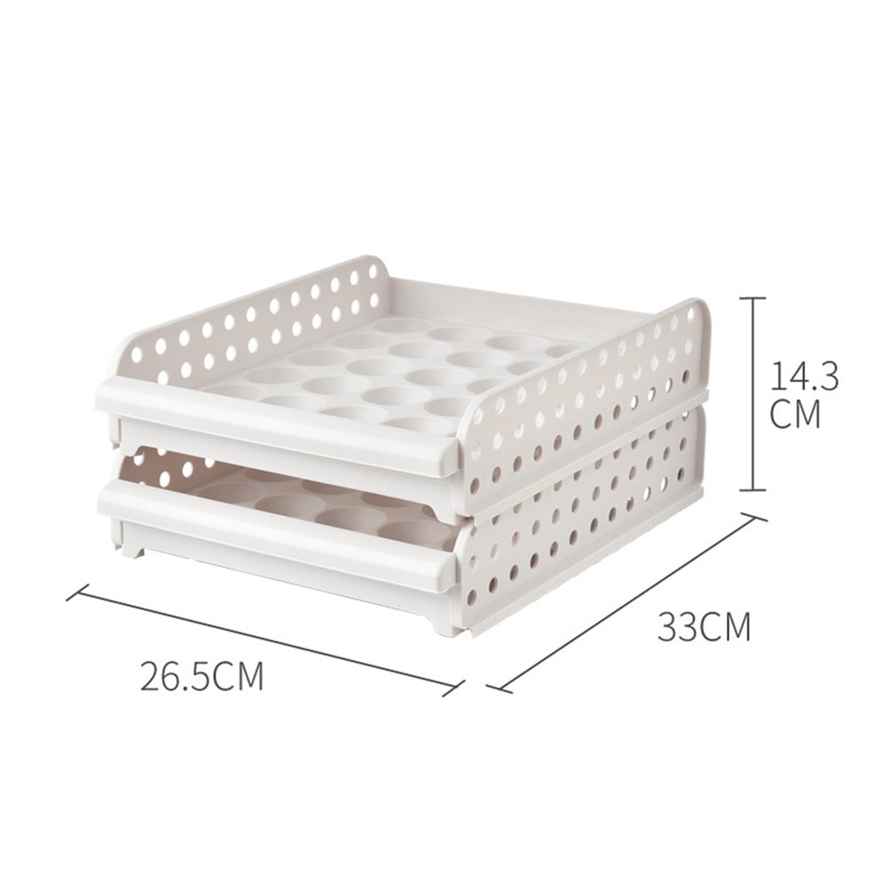 UPKOCH Shatterproof Egg Tray Kitchen Egg Holder Plastic for Egg Protection 1 Set