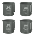 thumbnail image 1 of Taza 300ML Taza De Picnic Ultraligera Senderismo Equipo De Cocina Al Aire Libre Grafito Gris Gris, 1 of 2