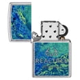 thumbnail image 4 of Zippo Realtree Wav3 Design Street Chrome Pocket Lighter, 4 of 6