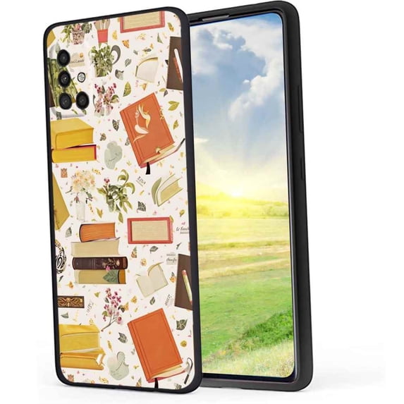 Book-lover Phone Case, Degined for Samsung Galaxy A51 4G Case Men Women, Flexible Silicone Shockproof Case for Samsung Galaxy A51 4G