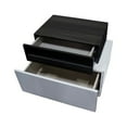 thumbnail image 2 of Best Master Ireland Poplar Wood Bedroom Nightstand in White/Black, 2 of 2