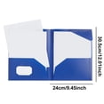 thumbnail image 3 of Plastic File Folders with Pockets, Heavy Duty 2 Pocket Document Organizer Folder with Inner Flap, Waterproof Letter Size File Folders for Office, School, and Home Organization, 3 of 6